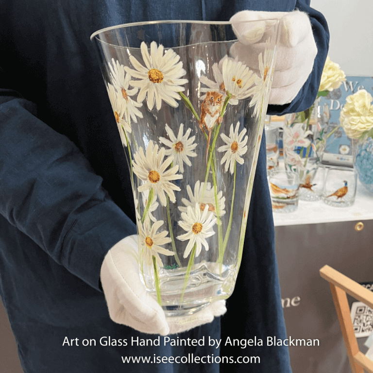 Hand painted glass