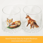 Fox Tumblers - original hand painted