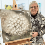 “Make a Wish” Dandelion larger 3D artwork in 3 layers