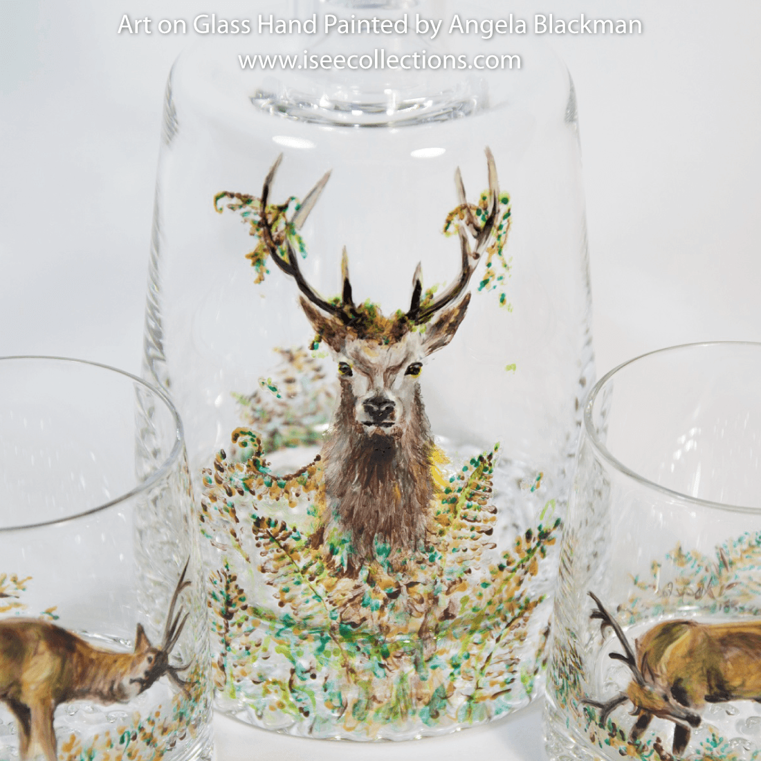 hand painted glass