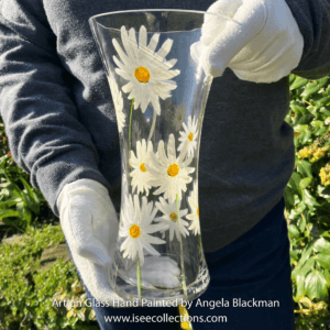 hand painted glass