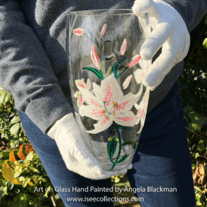 hand painted glass