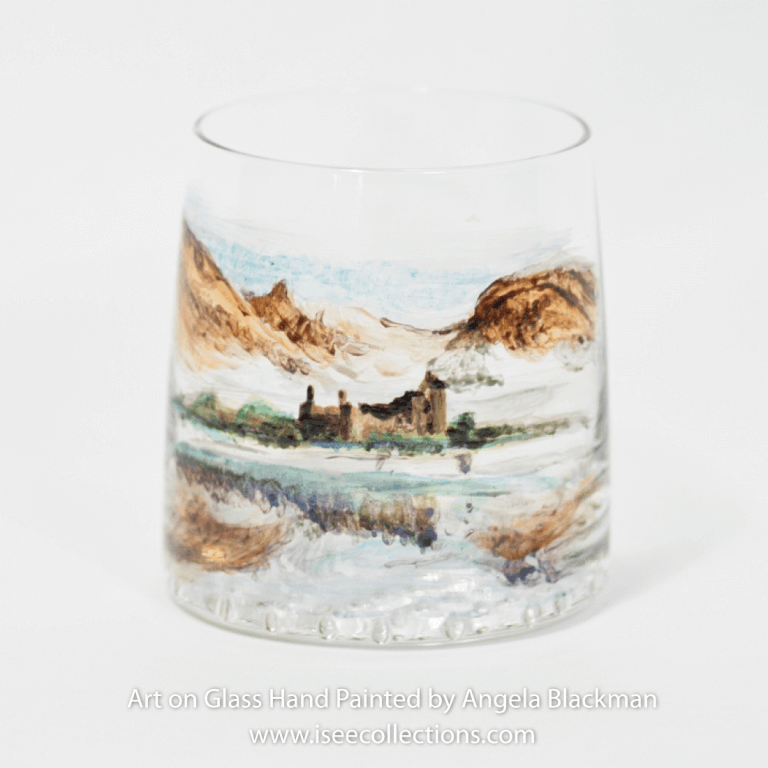 hand painted glass