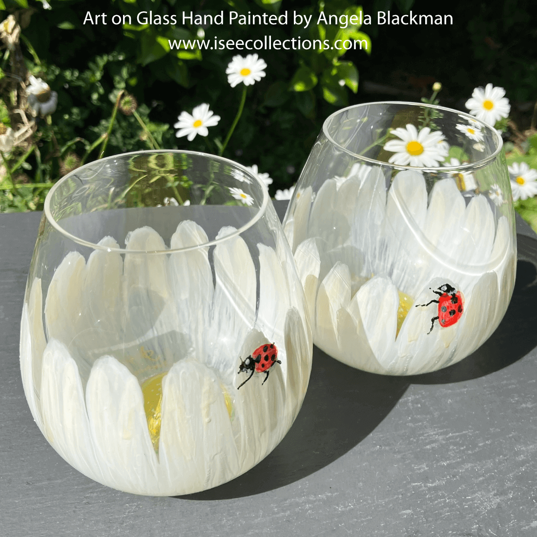 hand painted glasses