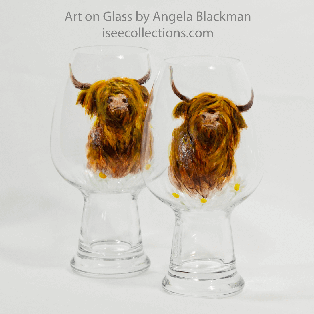 hand painted glass