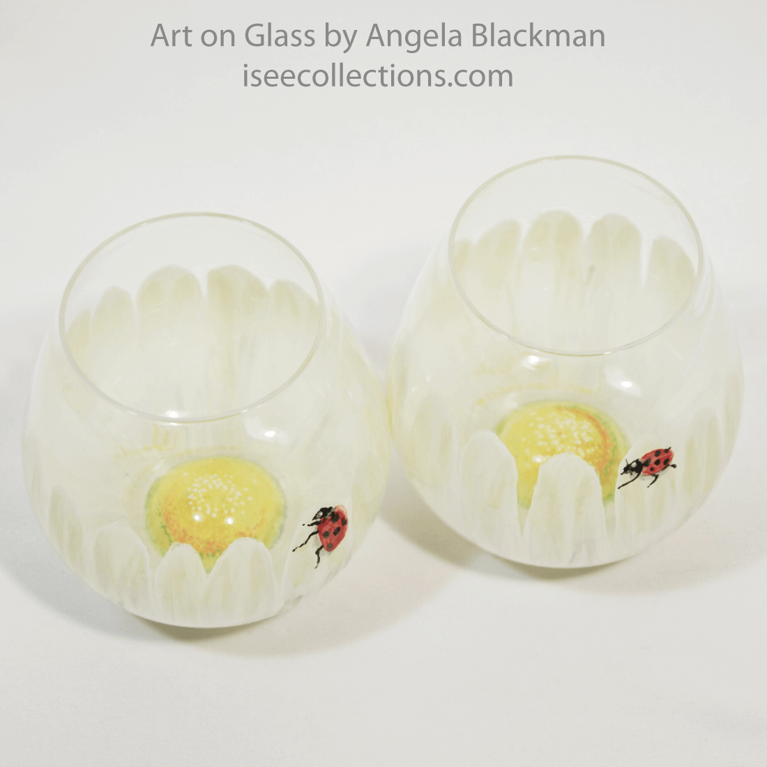 hand painted glass