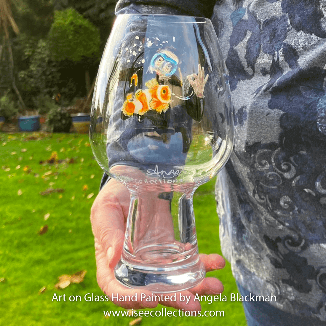 Crystal beer glasses