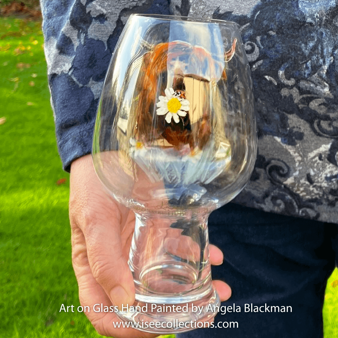 Crystal beer glasses