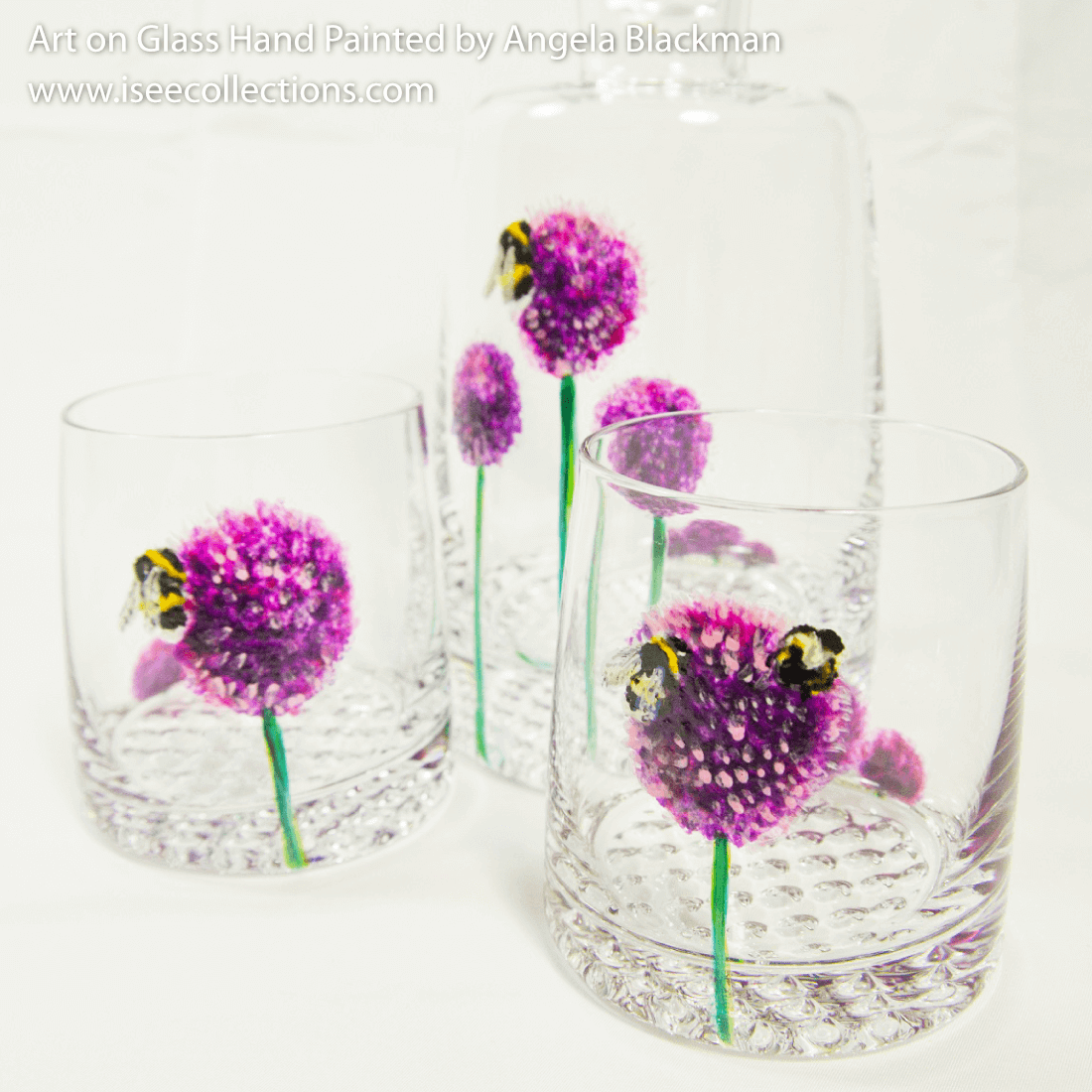 hand painted glass