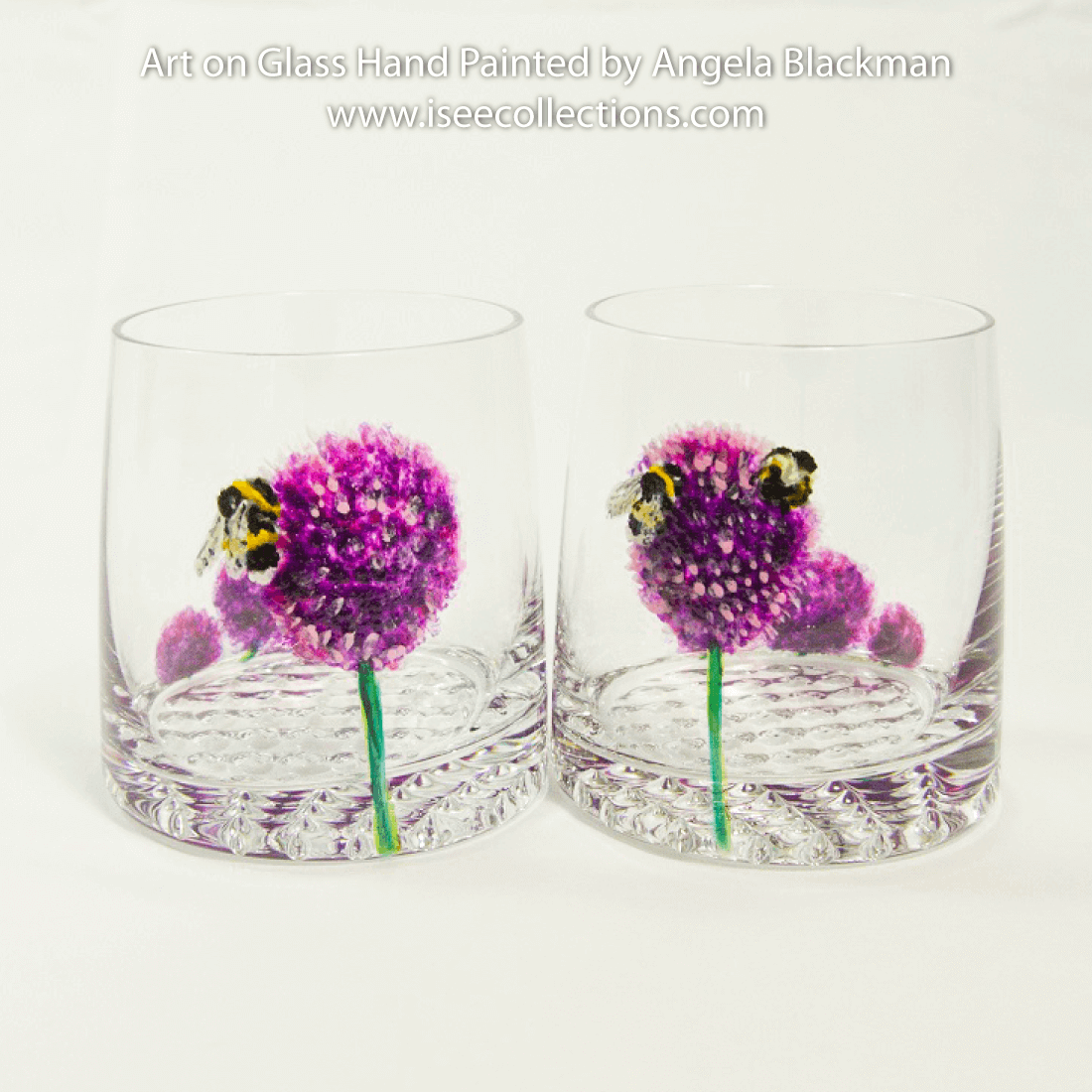 hand painted glass