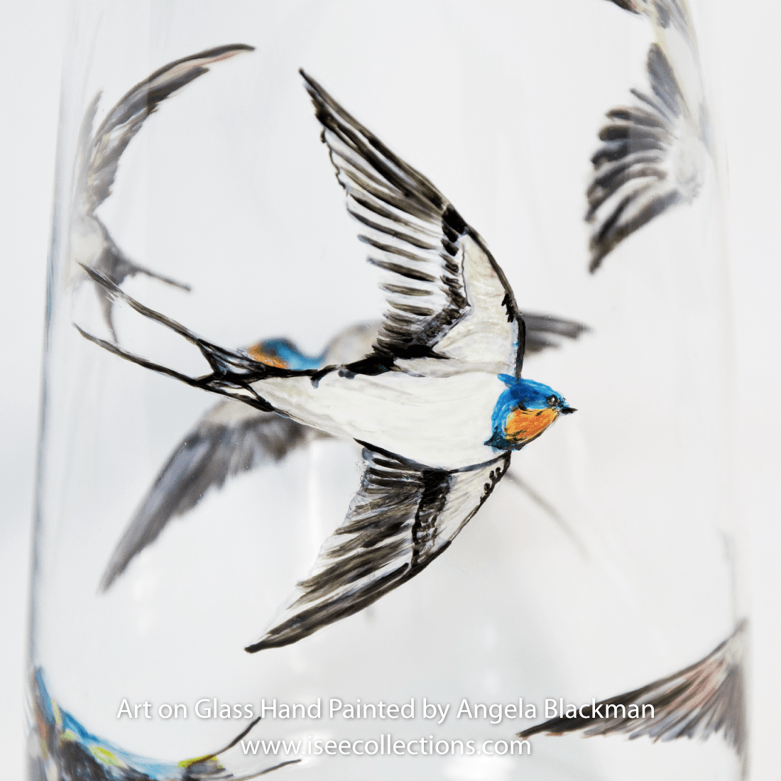 hand painted glass
