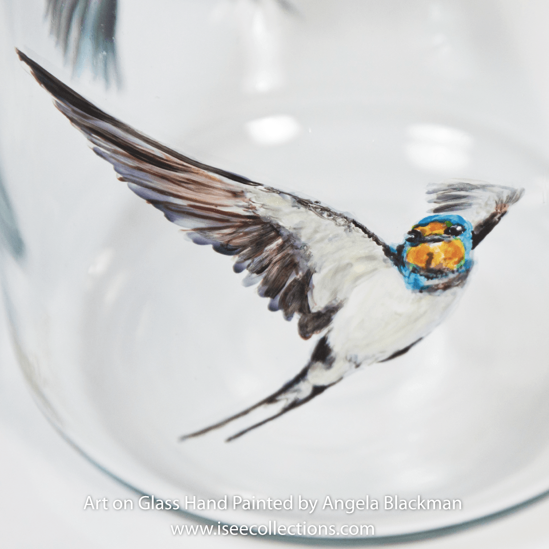 hand painted glass