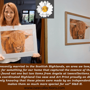 Customer Review Cow Art Print and Vase
